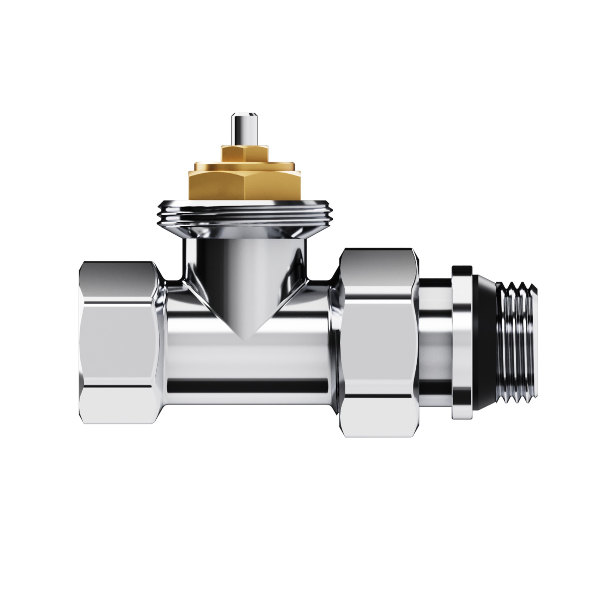 Набор термостатический прямой Royal Thermo Design 1/2"М30х1,5 (Хром)