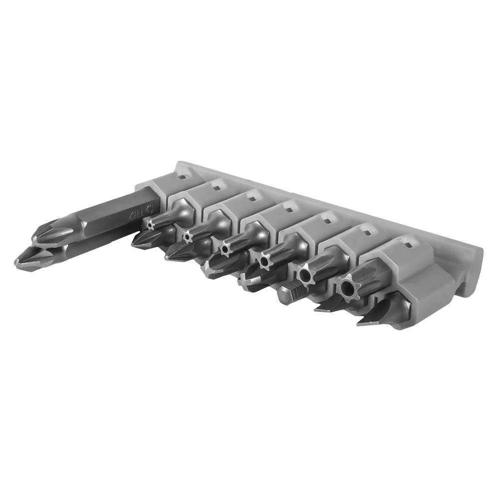 Набор бит ПРАКТИКА "Мастер" 16шт PH, PZ, Torx Tamper, HEX, SL - 25мм, PH, PZ - 50мм, держатель, шт