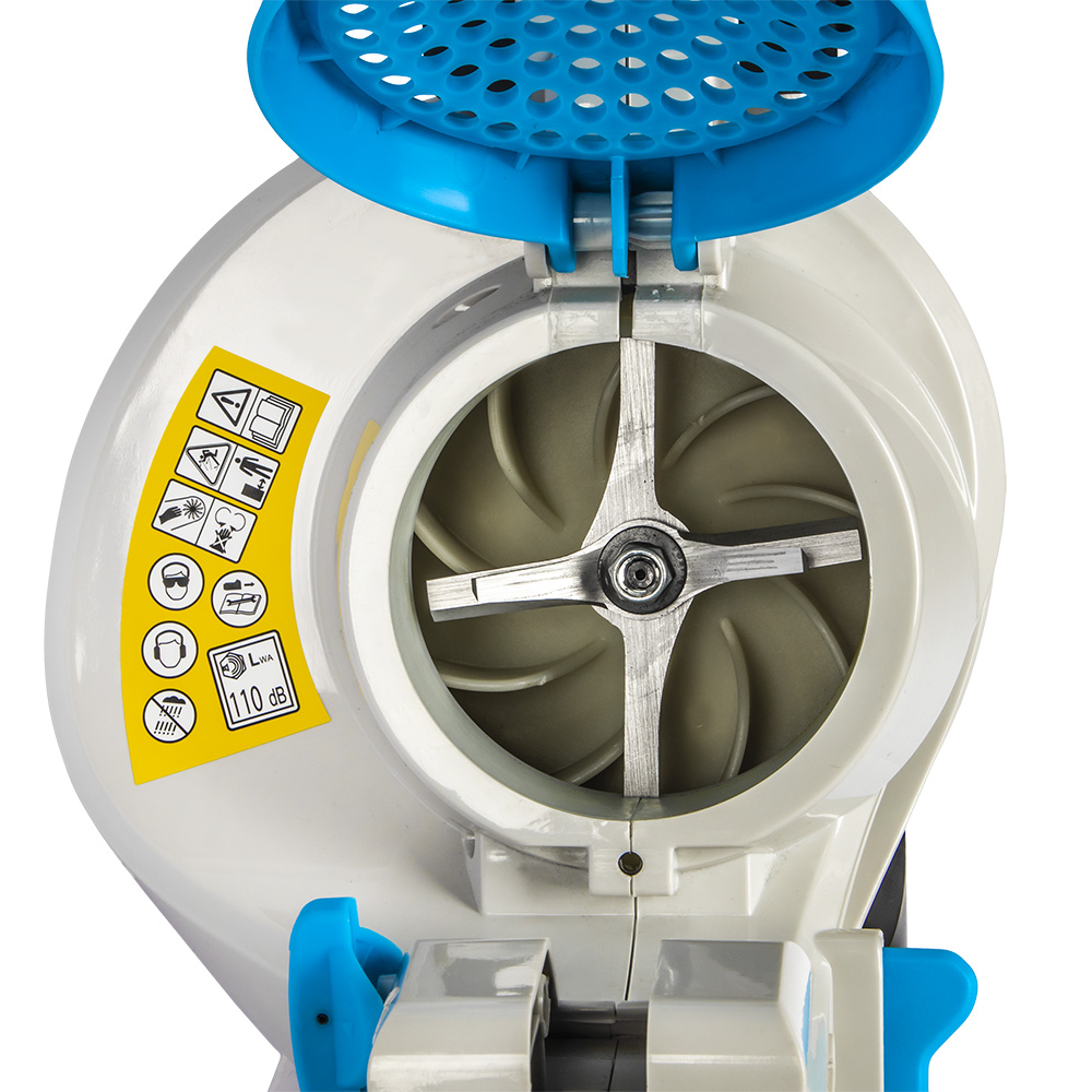 Воздуходув аккумуляторный DDE BlueTech VBB 2740 (обдув 270 м³/ч, скор., 52 м/с, всас-е 590 м³/ч, скор., 46 м/с, сборник, без ЗУ и АКБ), шт