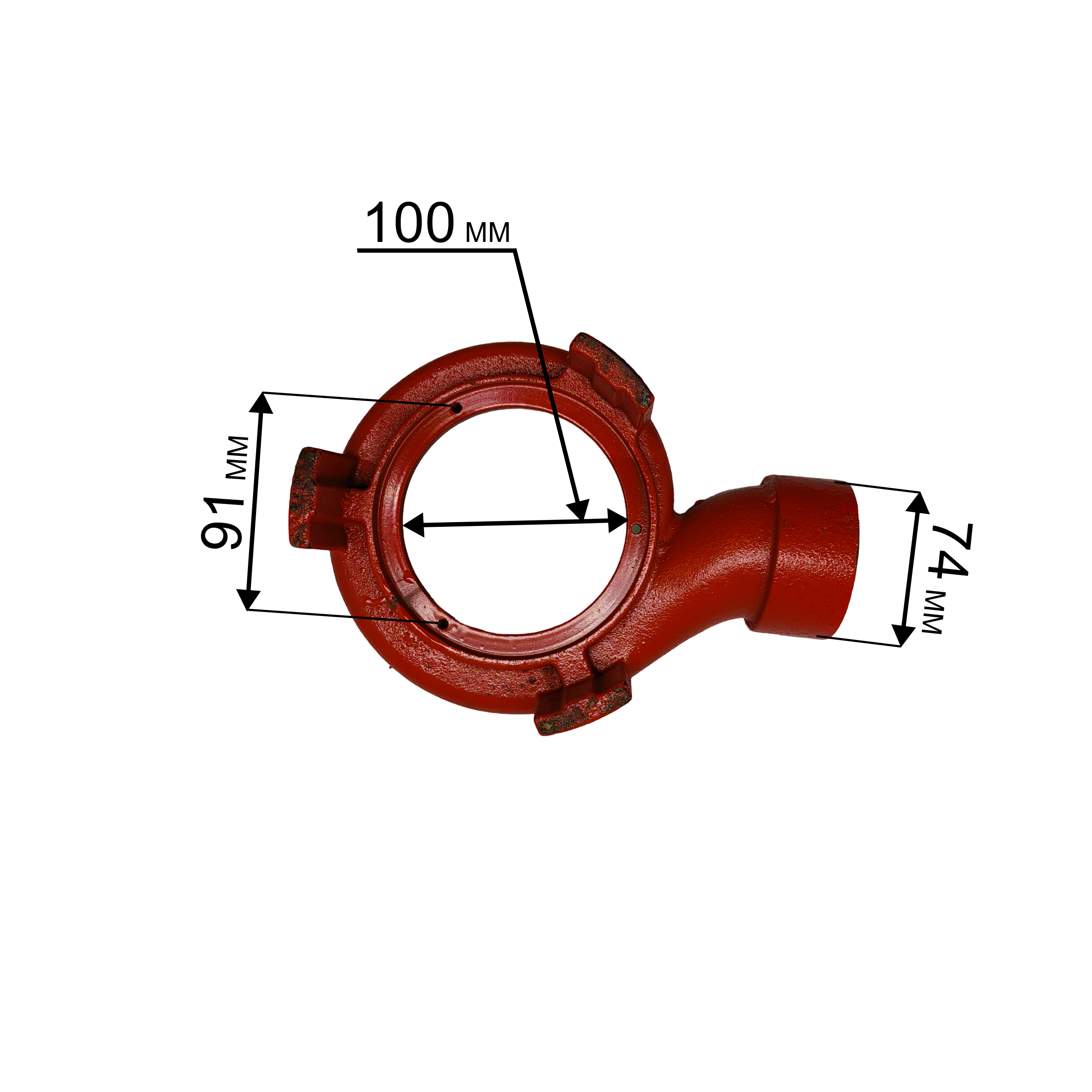 Корпус насоса водяного QUATTRO ELEMENTI Sewage 1100F Ci-Cut (645-297-145), шт