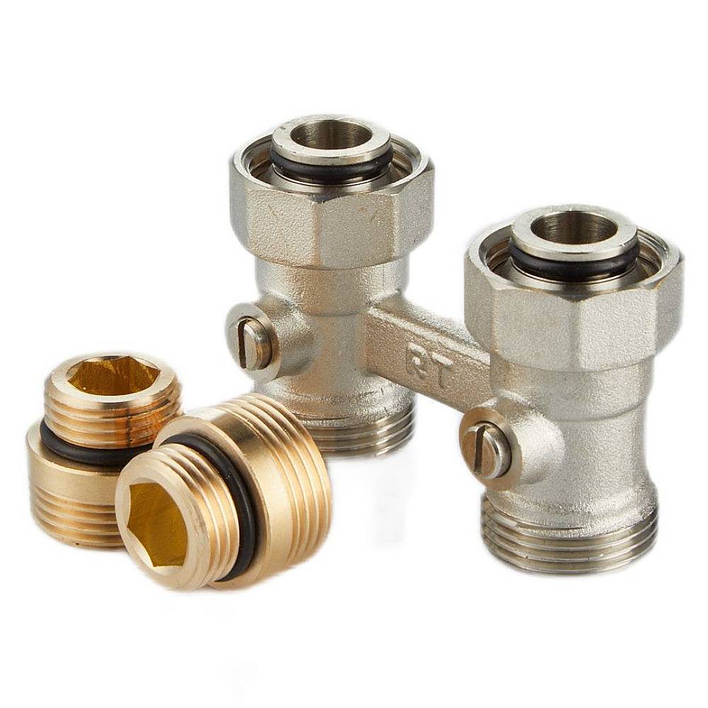 Узел нижнего подключения прямой ROYAL THERMO ½"х3/4"EK
