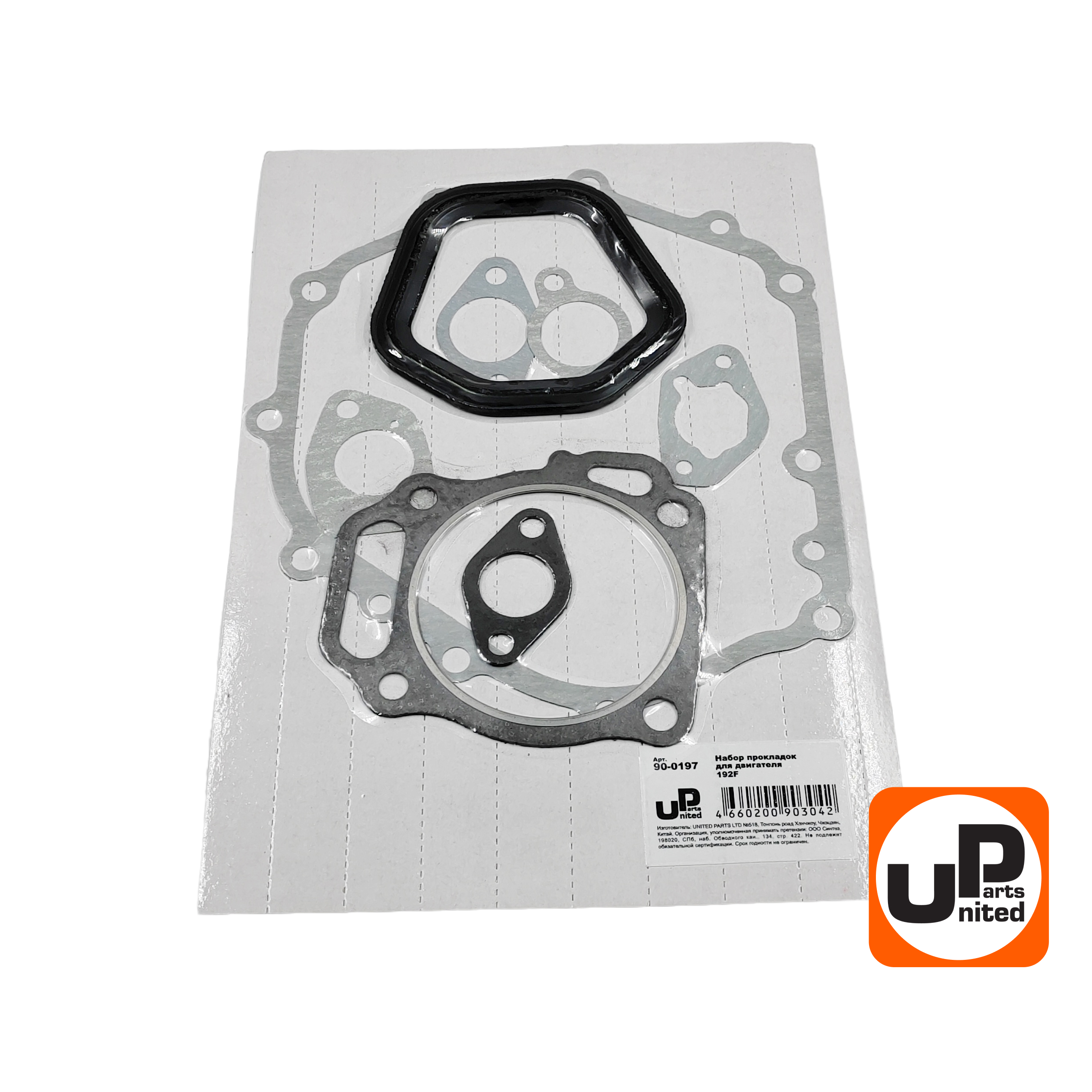 Набор прокладок UNITED PARTS 192F, кор