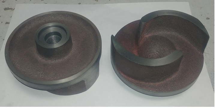 Крыльчатка помпы DDE PTR80 нового образца к/в Ø19 мм,резьба 3/4"x16 UNF (керам. сальник Ø35мм), шт