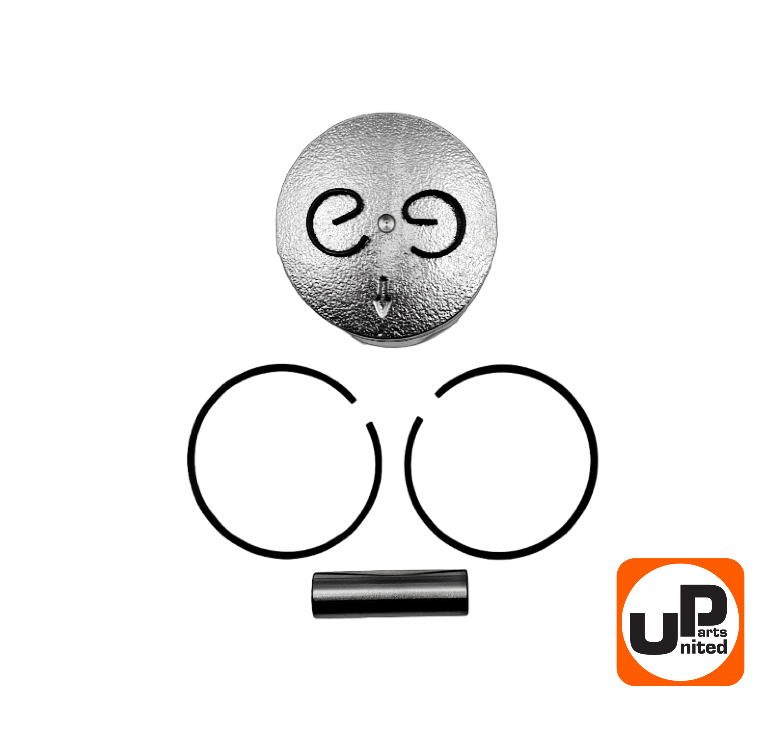 Поршень в сборе UNITED PARTS для триммеров 43 куб.см. Ø40мм, шт
