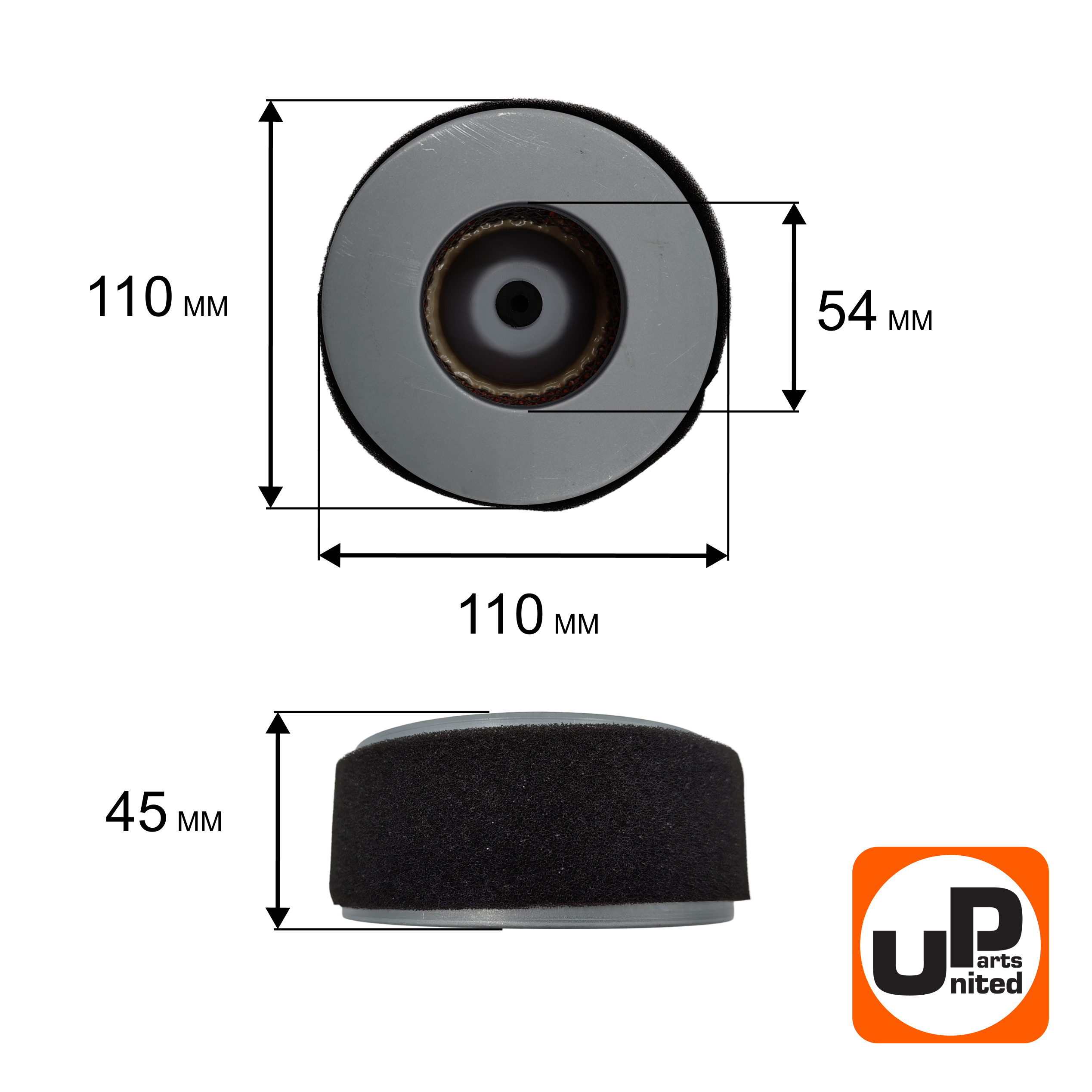 Фильтр воздушный UNITED PARTS для UD170/178, шт