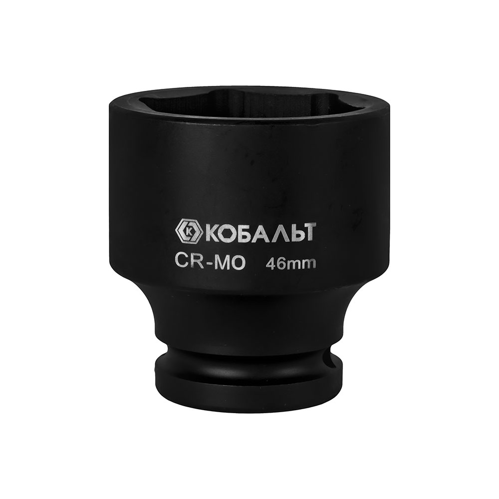 Головка торцевая ударная КОБАЛЬТ 3/4, 46 мм, CR-MO, подвес (922-722)