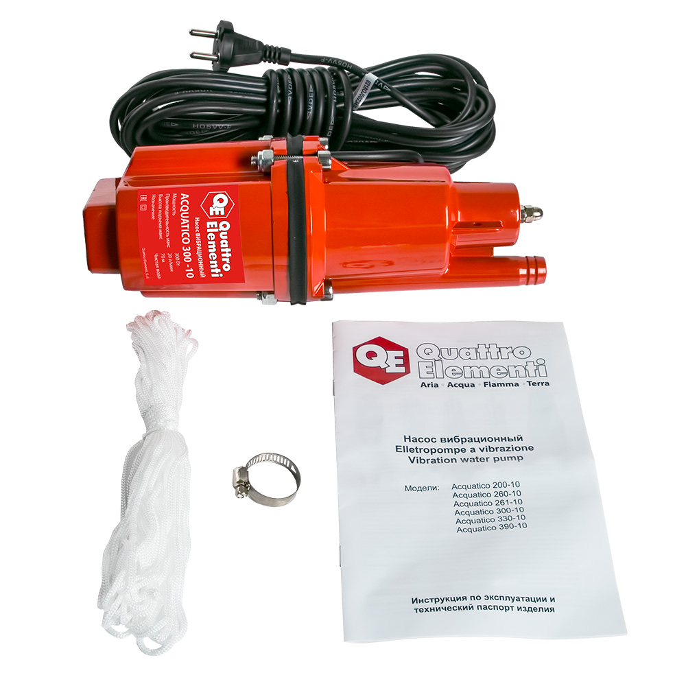 Вибрационный насос QUATTRO ELEMENTI Acquatico 300-10 910-348