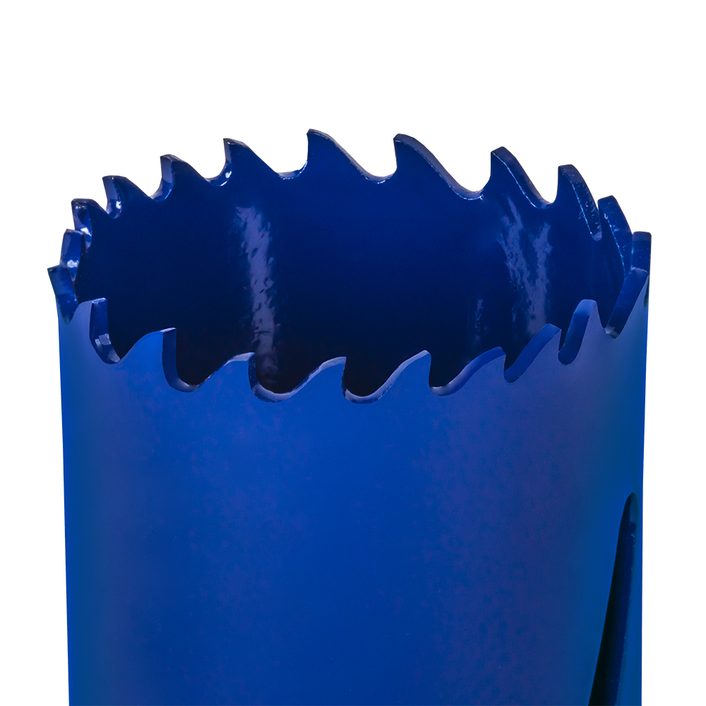 Коронка биметаллическая ПРАКТИКА  38 мм (1 1/2"), (1шт), клипса