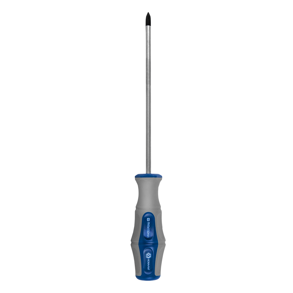 Отвёртка КОБАЛЬТ Ultra Grip PH-1 х 150 ммCR-V, двухкомпонентная рукоятка (1 шт.) подвес