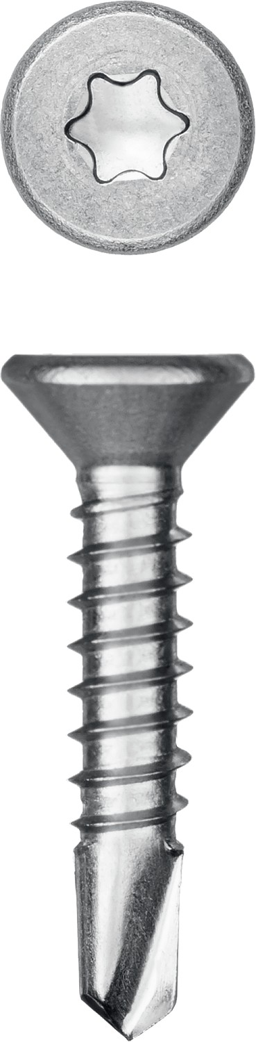 KRAFTOOL DS-C, 19 х 4.2 мм, А2, сверло, потайная головка, ТХ20, 450 шт, саморез нержавеющий (300932-42-019)