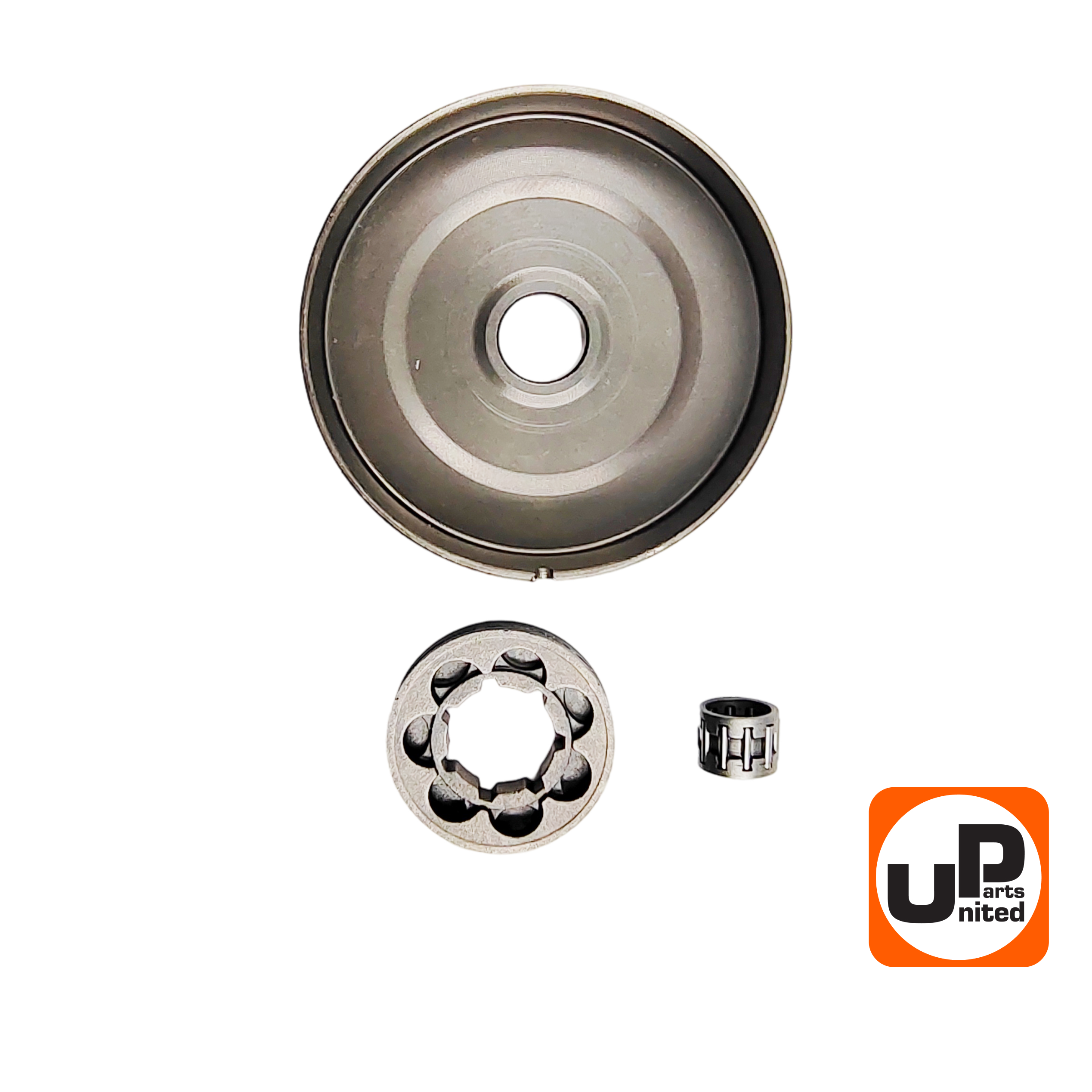 Чашка сцепления UNITED PARTS 3/8"-7 с подшипником для STIHL MS180/210/230/250, шт