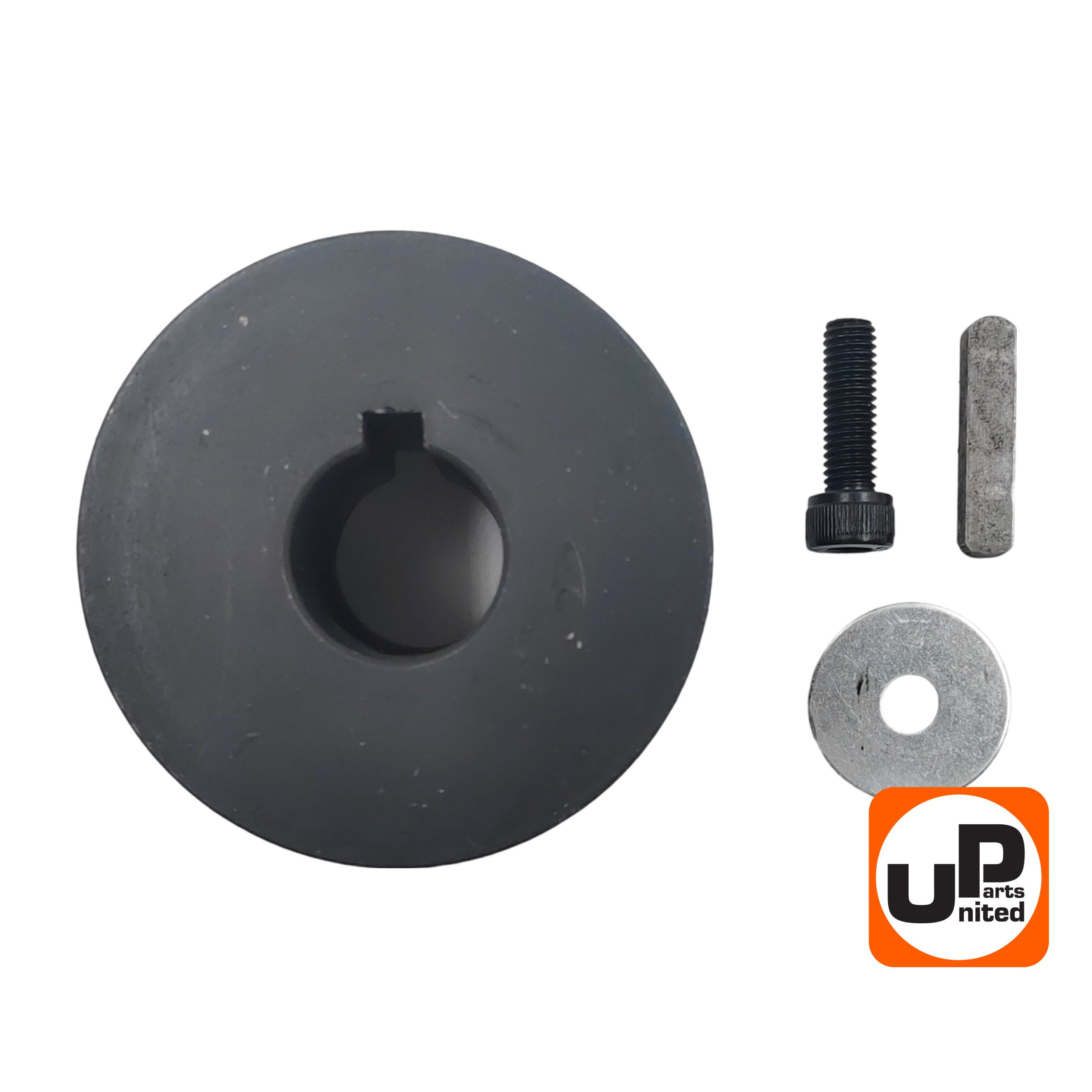 Шкив ведущий UNITED PARTS для 4Т двигателя, d25,00xD70xH44мм, под два ременя 13мм, шт