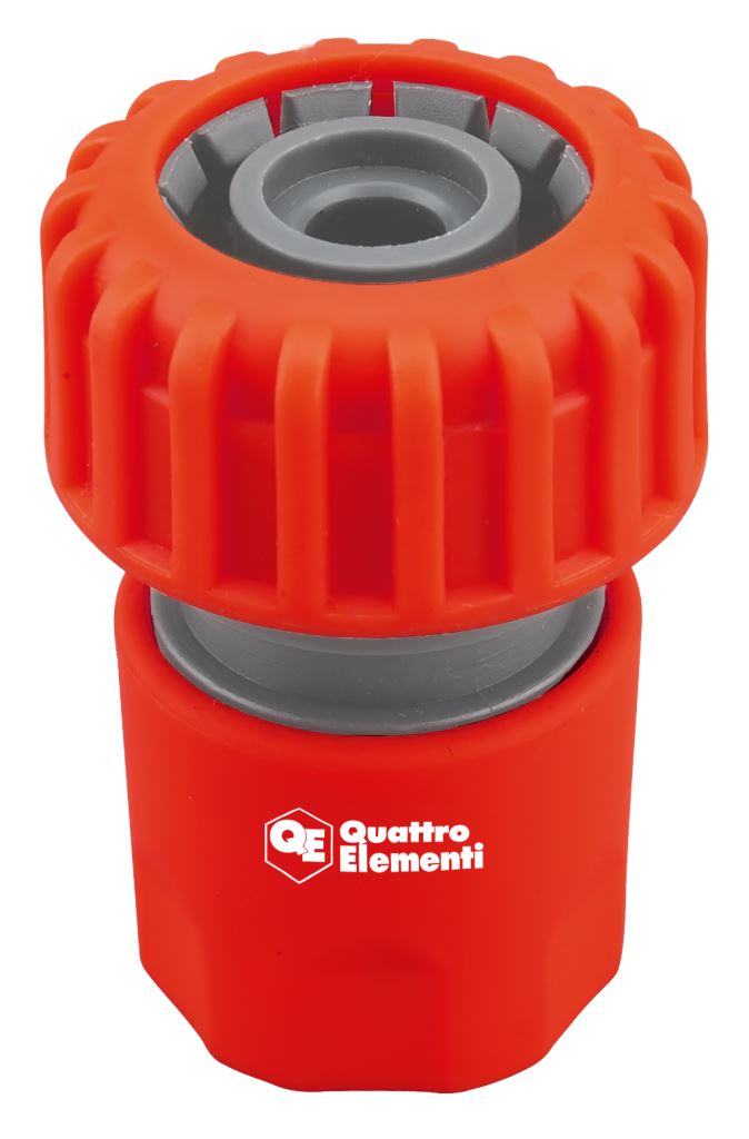 Соединитель быстроразъемный QUATTRO ELEMENTI для шланга 3/4", пластик