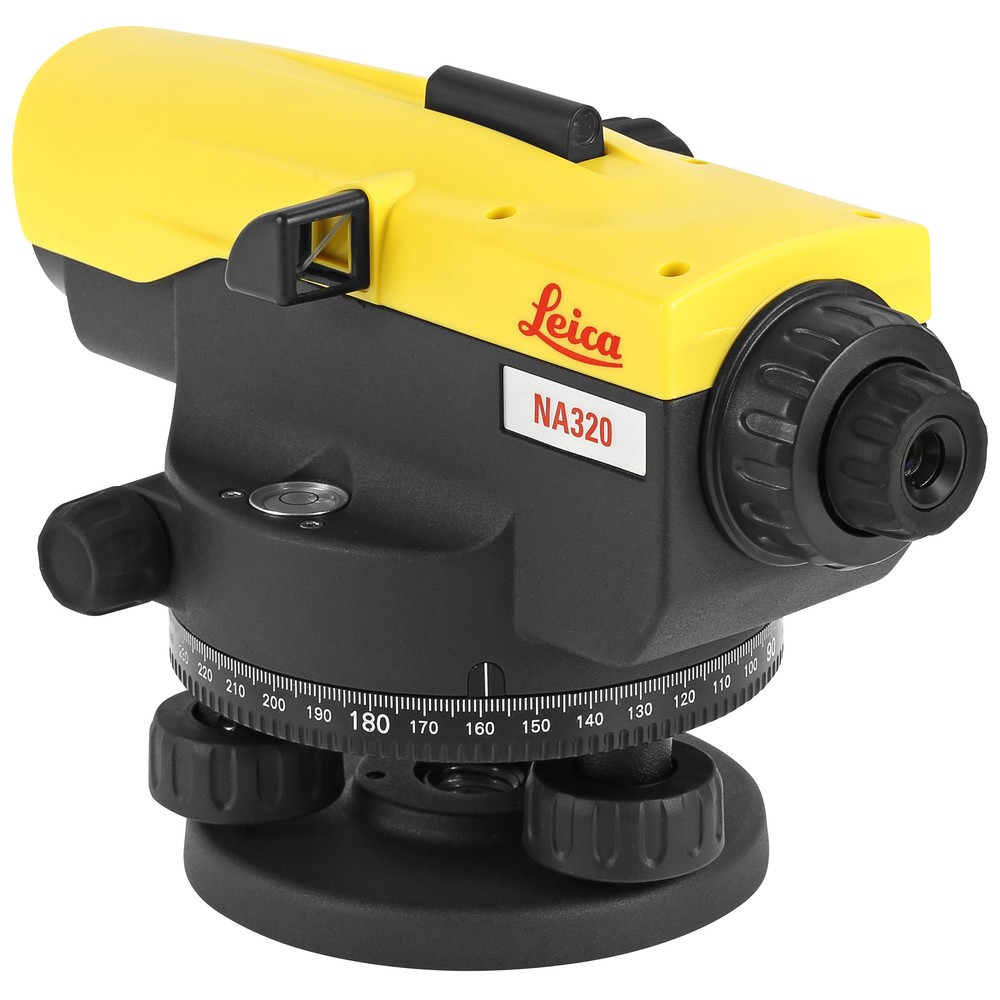Комплект оптический нивелир Leica NA 320 с поверкой штатив рейка - 3 в 1
