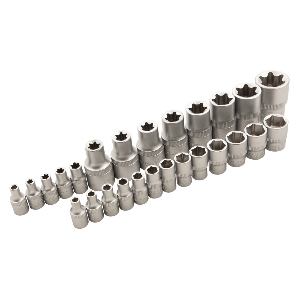 Набор инструментов 108 предметов, CrV, 1/2", 1/4" Сибртех