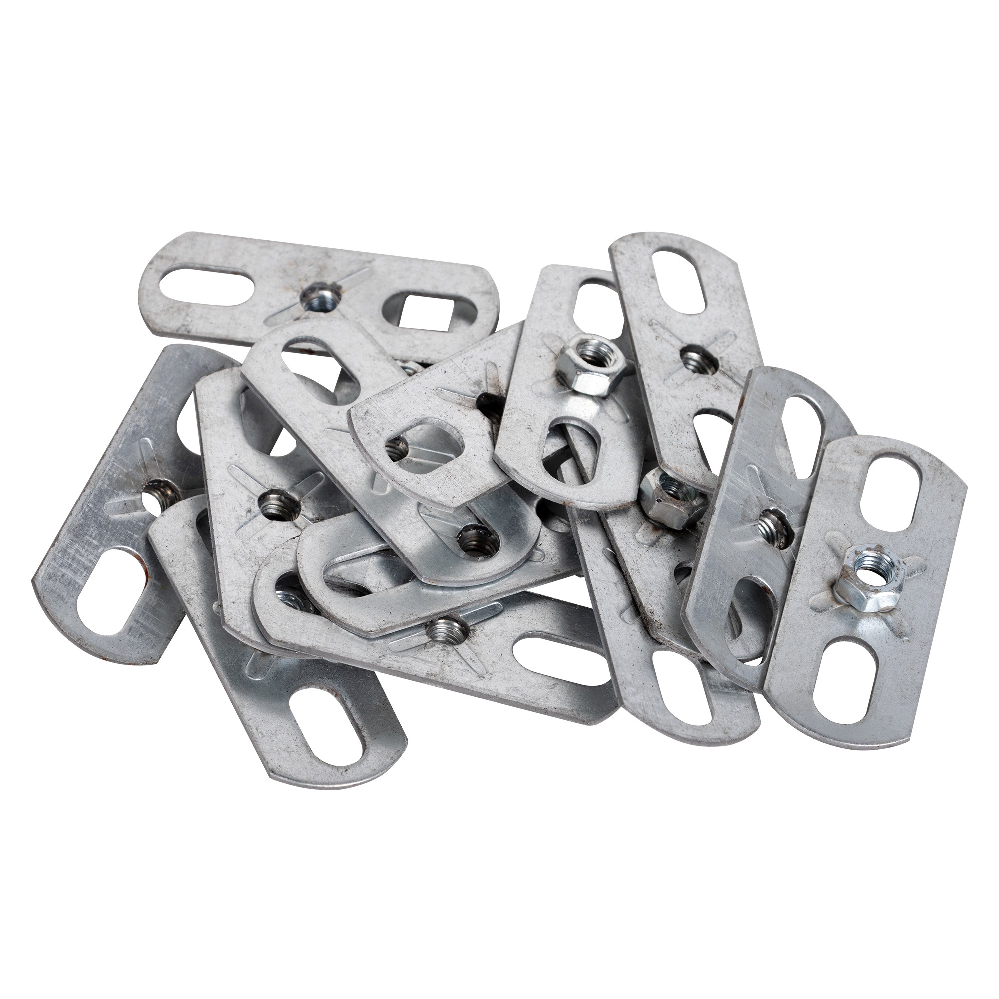 Пластина опорная SHUFT с гайкой М8 30х80х3,0 (упак.100шт)