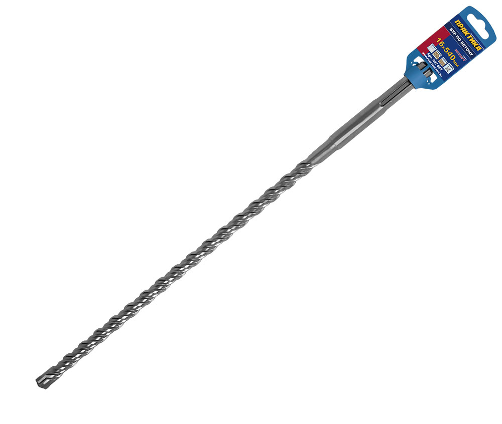 Бур SDS-MAX ПРАКТИКА  16 х 540 мм, КВАДРО, серия Эксперт, по бетону