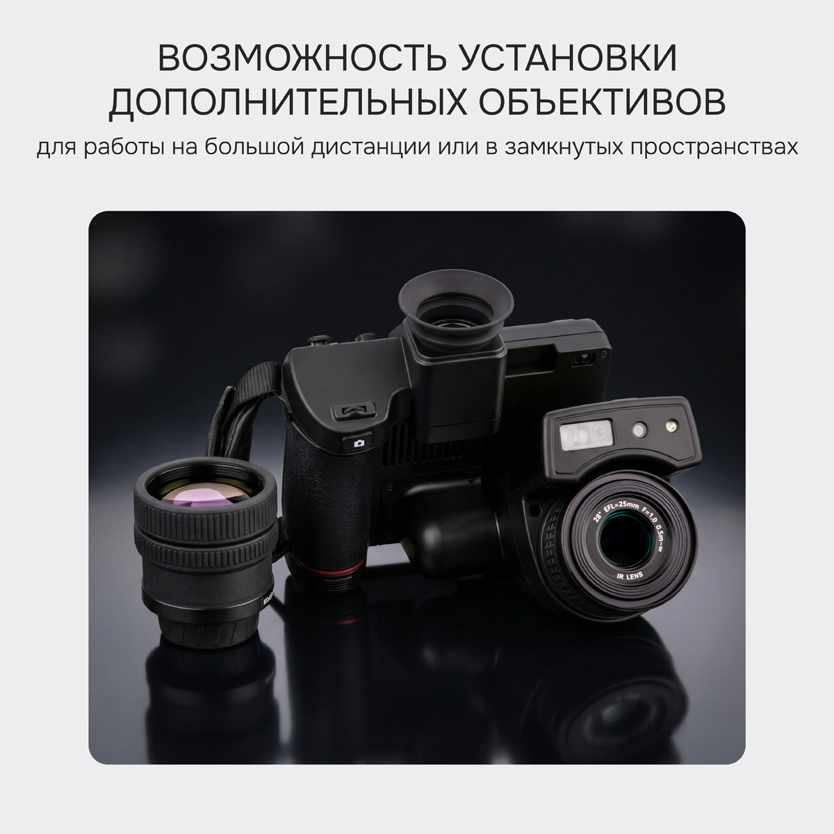Тепловизор RGK TL-1024 Pro в комплекте с телеобъективом 14°