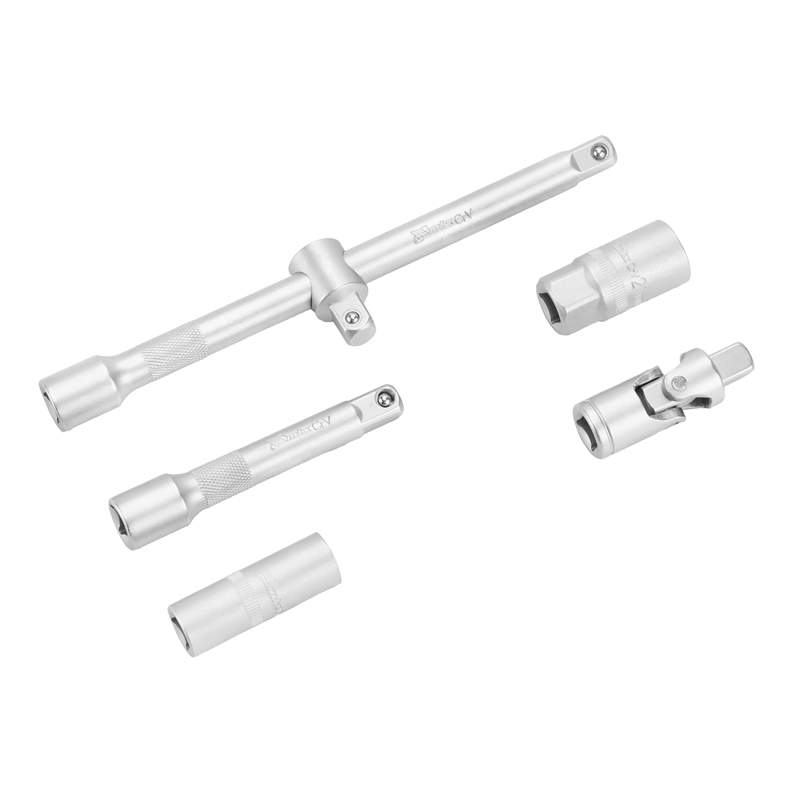 Набор инструментов, 1/2", 1/4", пластиковый кейс 76 предметов MTX