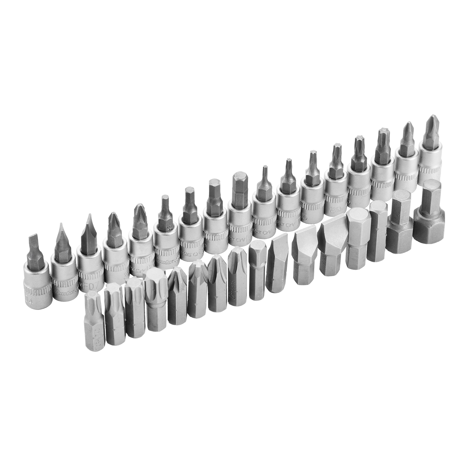 Набор инструментов, 1/2", 1/4", пластиковый кейс, 94 предмета MTX