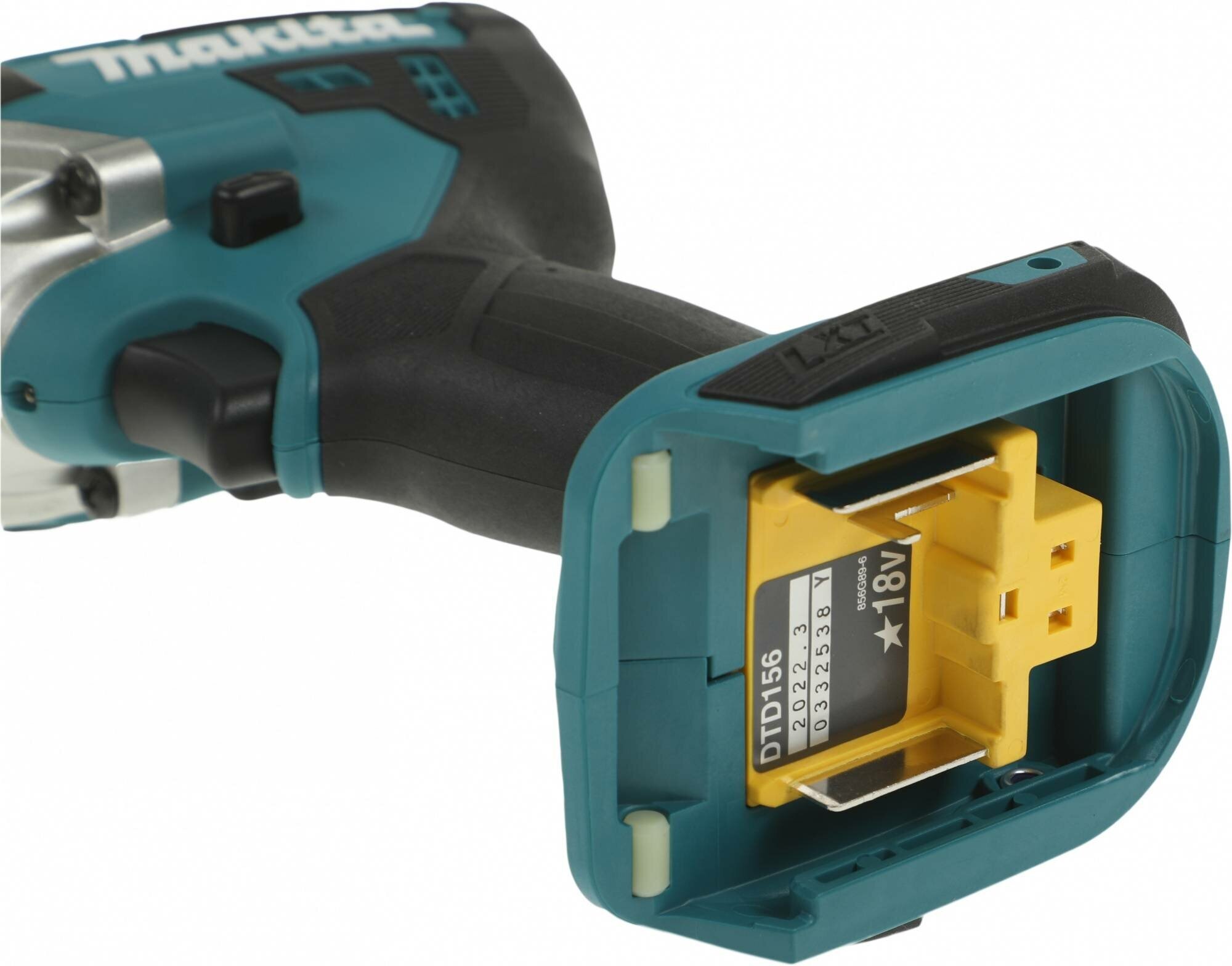 Шуруповёрт аккумуляторный ударный MAKITA DTD156Z (18В,2500об/мин,155нм,1/4,1.3кг,б\ак,з\у) (DTD156Z), шт