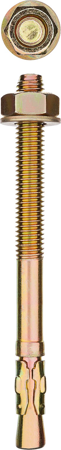 ЗУБР М16 х 220 мм, 6 шт, клиновой анкер (302032-16-220)