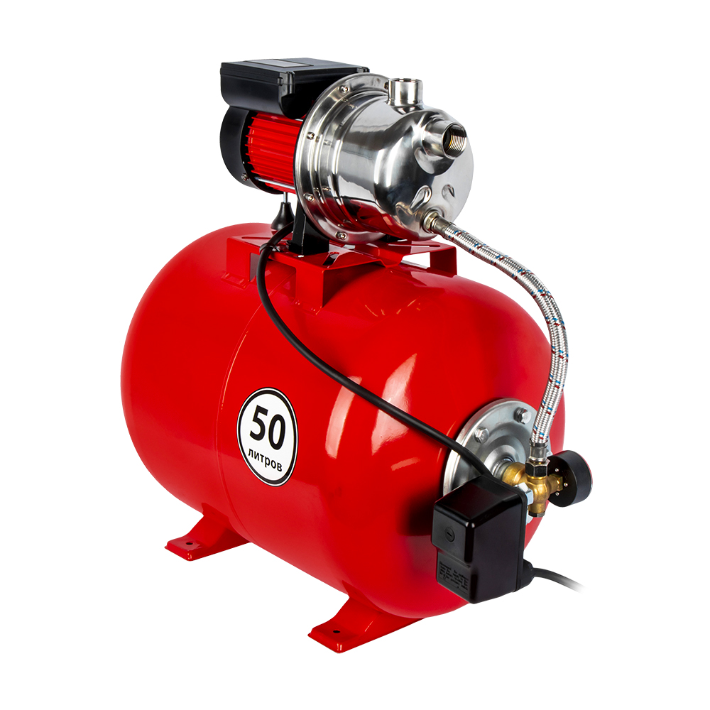 Насосная станция QUATTRO ELEMENTI Automatico 1001 Inox 50 L 910-225