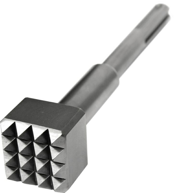 Зубило Бучарда ПРАКТИКА SDS-max 45x45 х 240 мм, 16 зубов