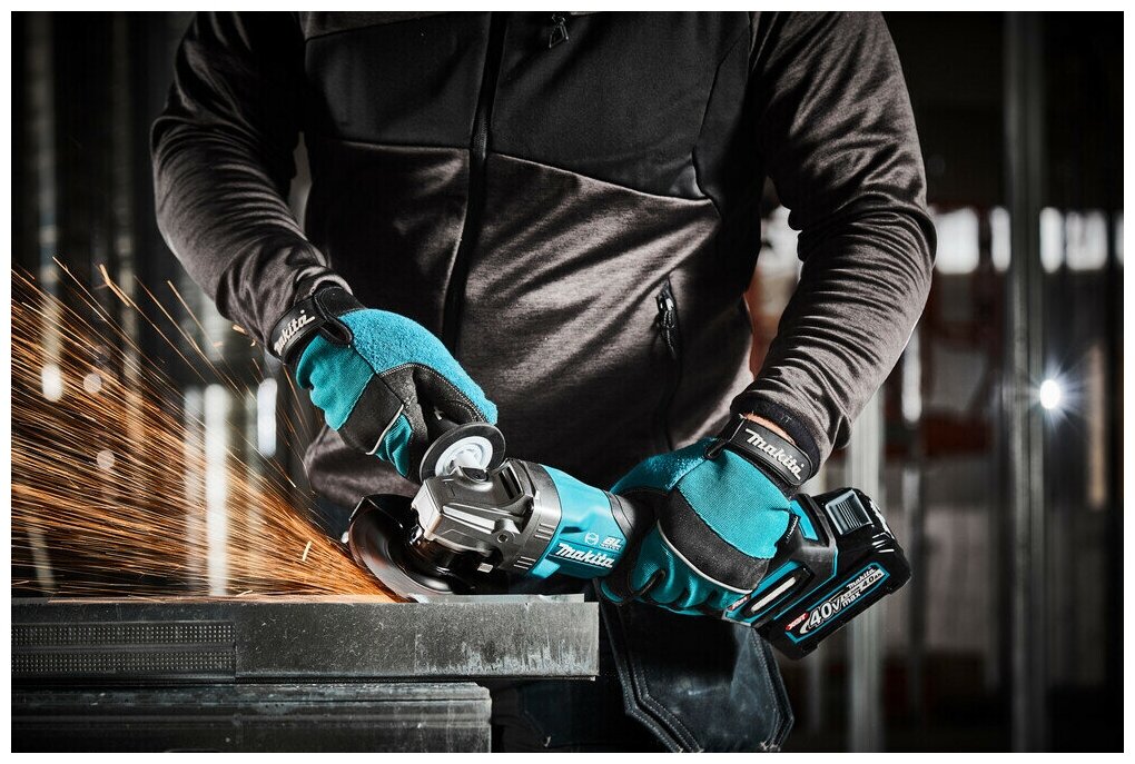 Шлифмашина аккумуляторная угловая MAKITA GA013GZ XGT BL 40В, 125 мм, 8500 об/мин, клавиша, шт