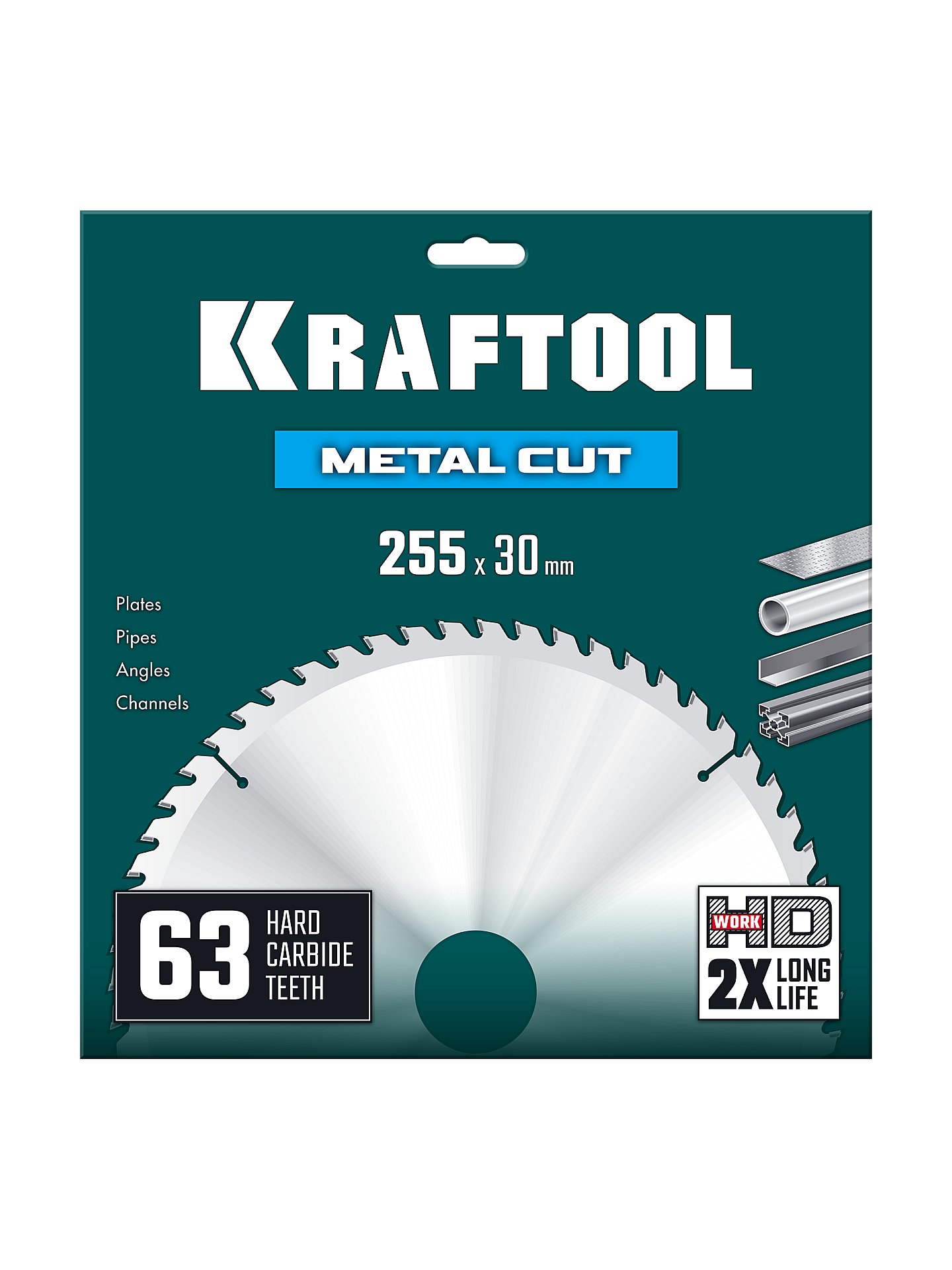 KRAFTOOL Metal Cut 255 х 30 мм, 63Т, диск пильный по металлу и стали (36954-255-30-63)