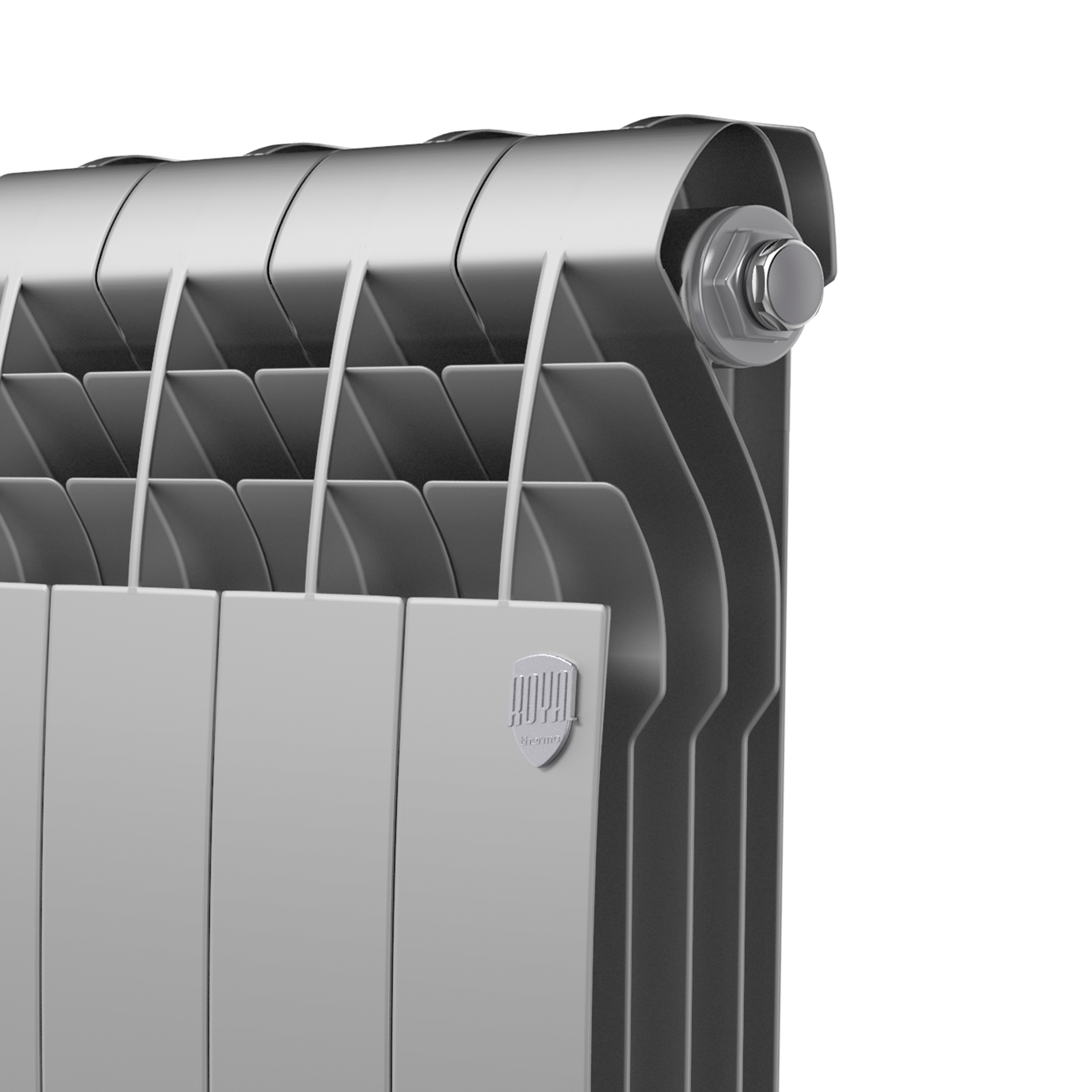 Радиатор Royal Thermo BiLiner 500 /Silver Satin - 6 секц.
