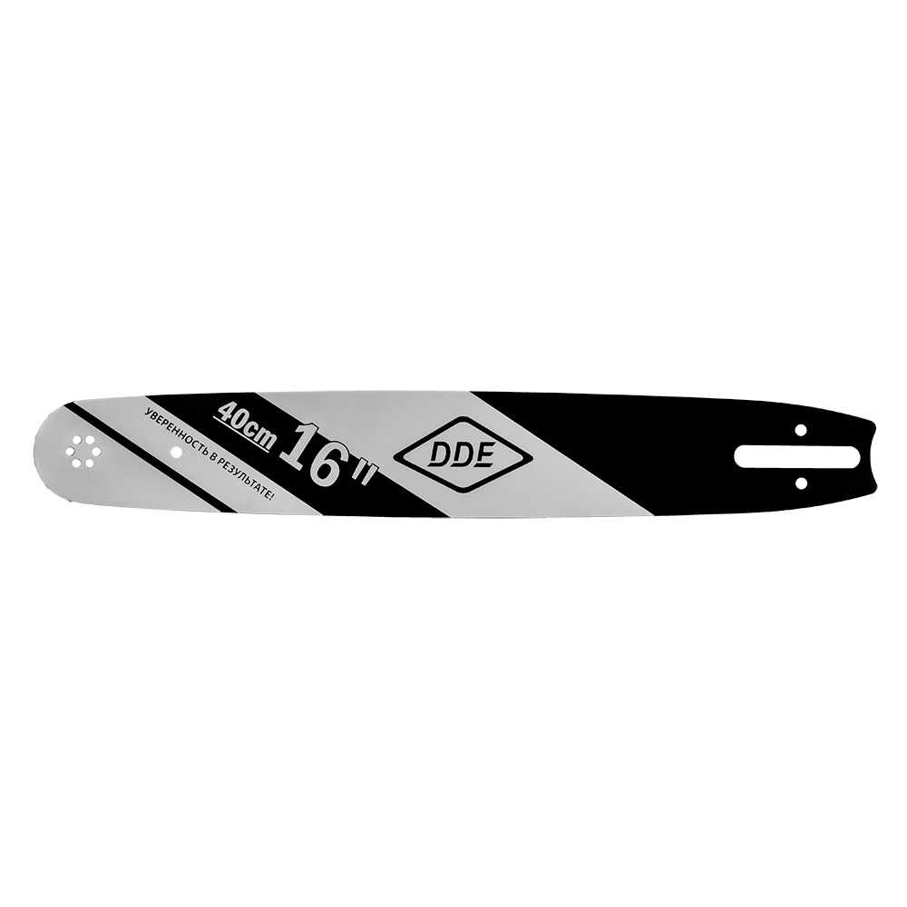 Шина пилы цепной сварная DDE 16"/ 40 см .325"-1,6-67 зв (для цепи 22) 163SLGD025, шт
