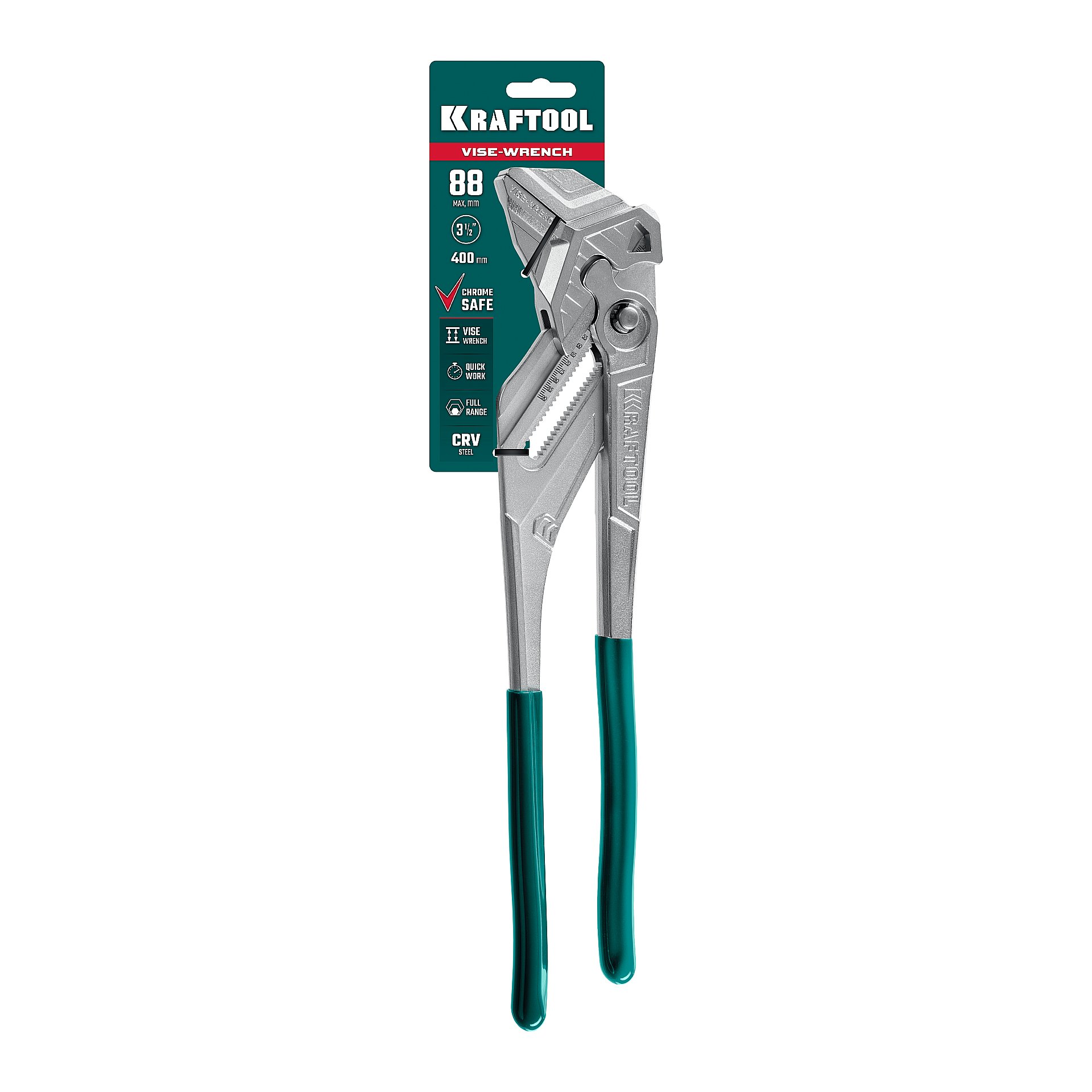 KRAFTOOL Vise-Wrench, 400 мм, клещи переставные-гаечный ключ (22070)