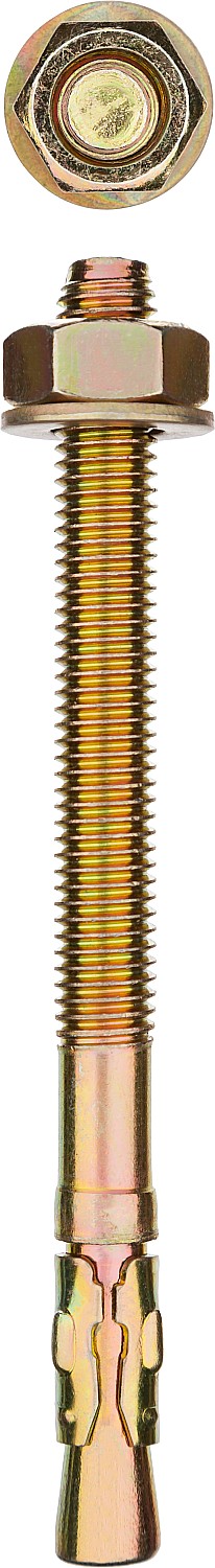 ЗУБР М16 х 140 мм, 10 шт, клиновой анкер (302032-16-140)