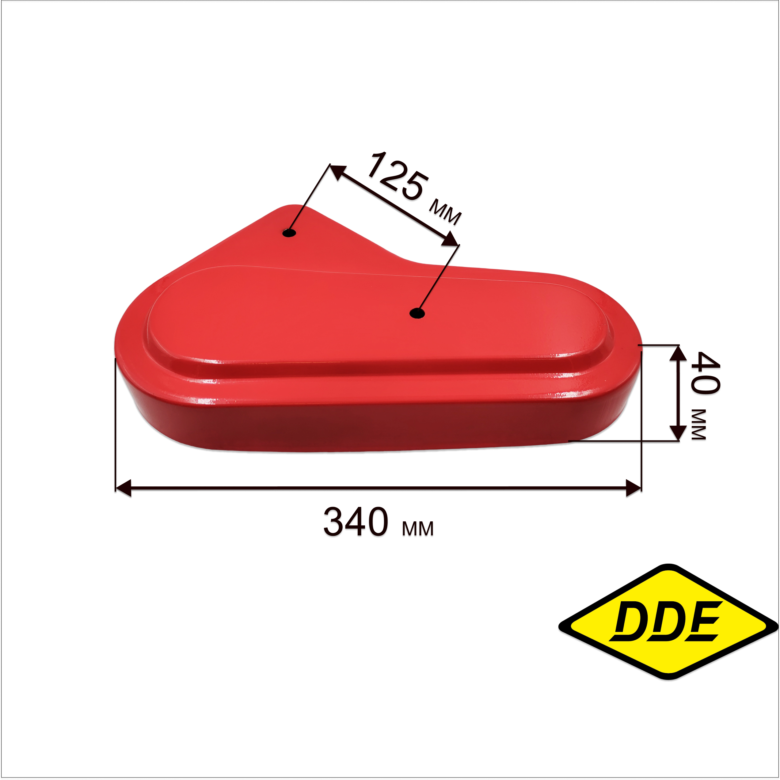 Кожух ремня DDE VP55-CK (908-689-032), шт