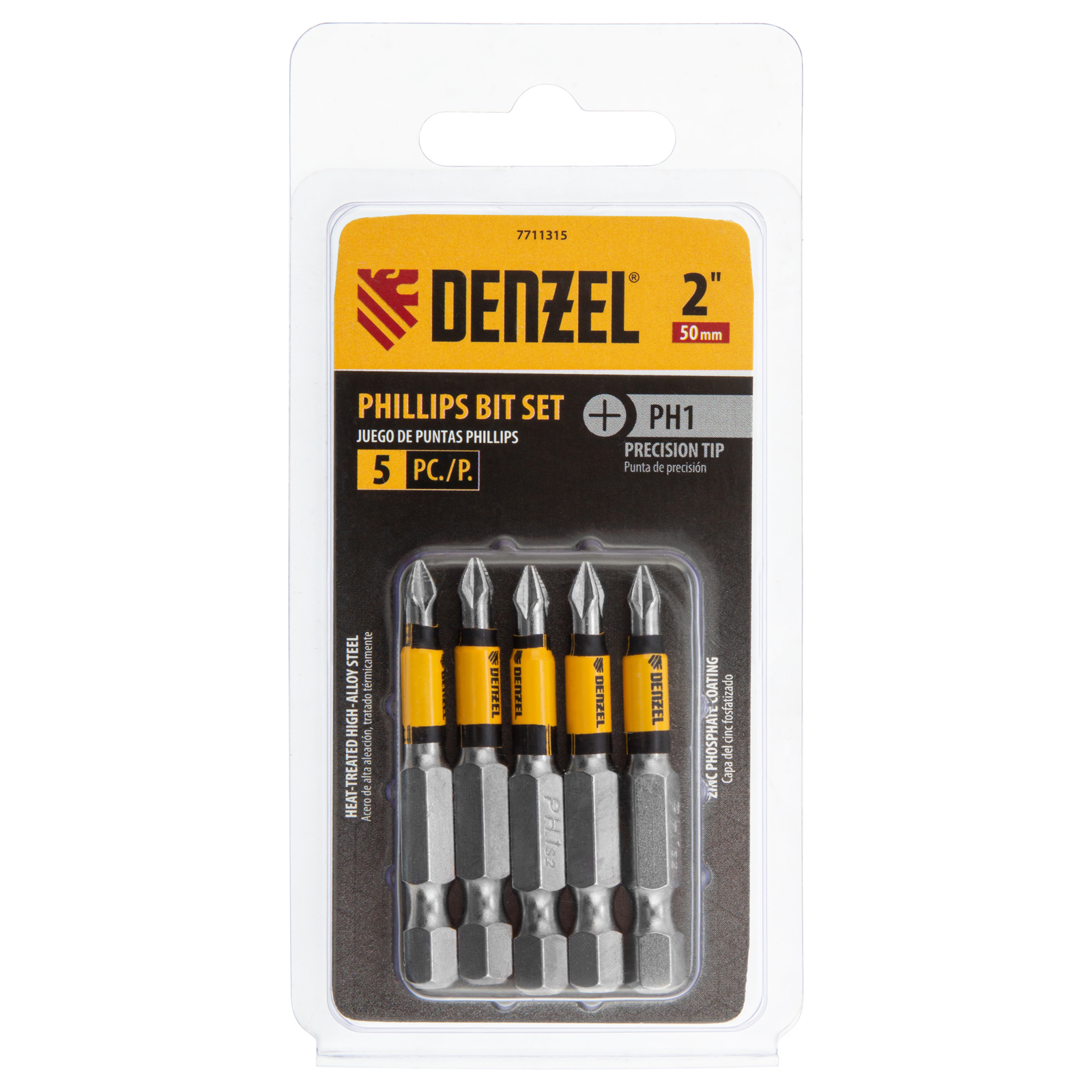 Бита PH1x50, 5 шт. Denzel