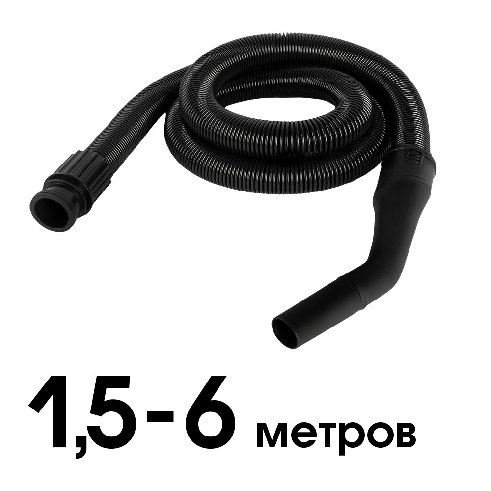 Шланг для пылесоса ПУЛЬСАР ПС 200/ПС 300/ПС 500 растягивающийся для пылесоса 1.5-6 метров, шт