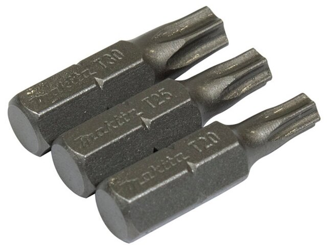 Бита отверточная MAKITA T20/25/30  25мм,набор(3шт) (B-24533), шт