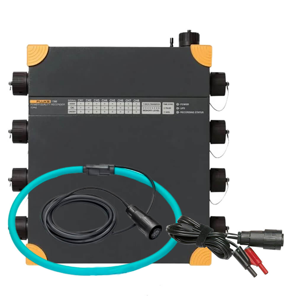 Комплект - регистратор электроэнергии Fluke 1760 Basic с токоизмерительным датчиком Fluke TPS FLEX 24-TF-II и тестером-пробником напряжения Fluke EP2083A