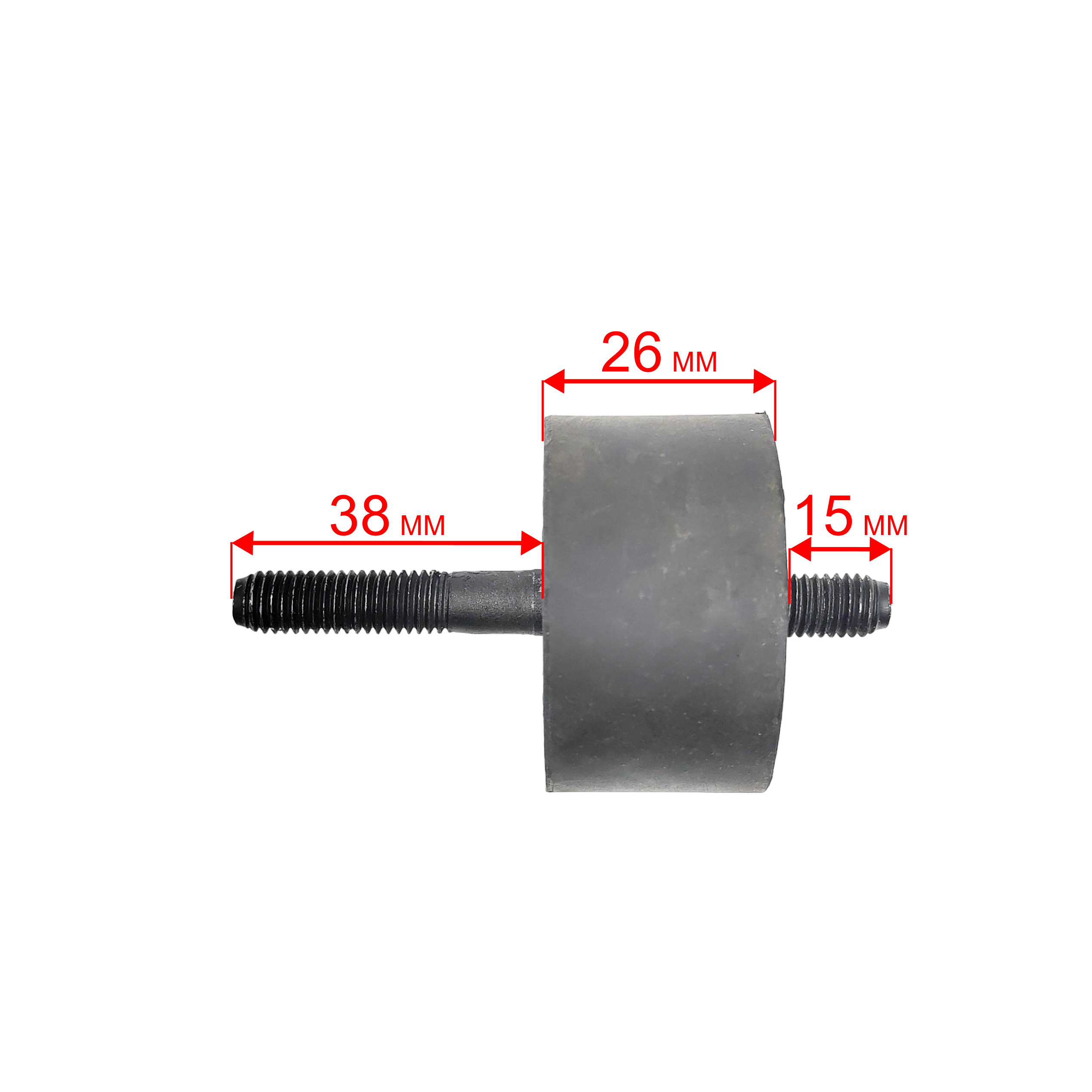 Виброгаситель DDE PTR80H /PTR50K (SENCI) двигателя 45x26 . M8x1.25x14/M8x1.25x33 (34030-00069-00), шт