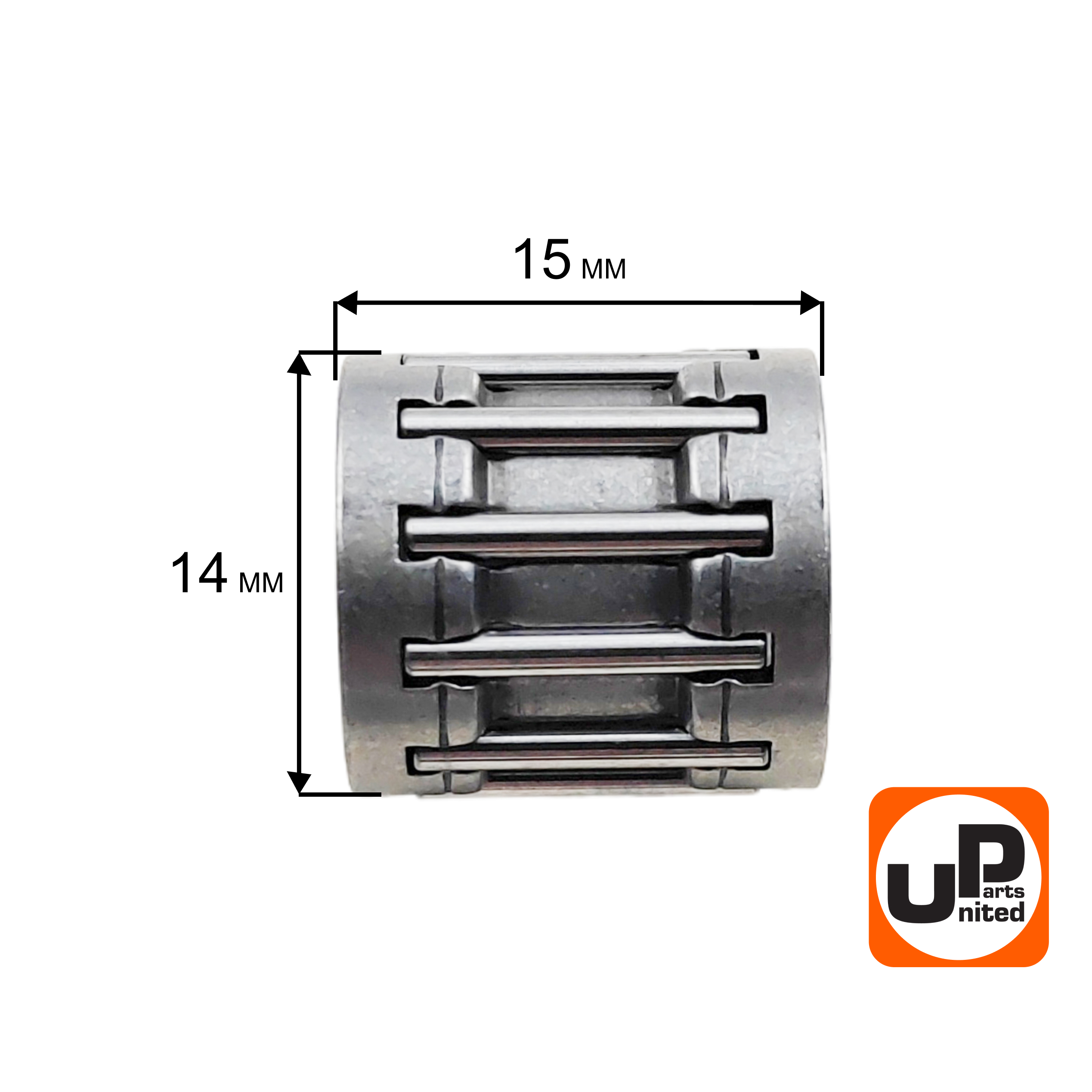 Подшипник игольчатый UNITED PARTS 11x14x15 пальца MS361 95120032348 (90-1159), шт