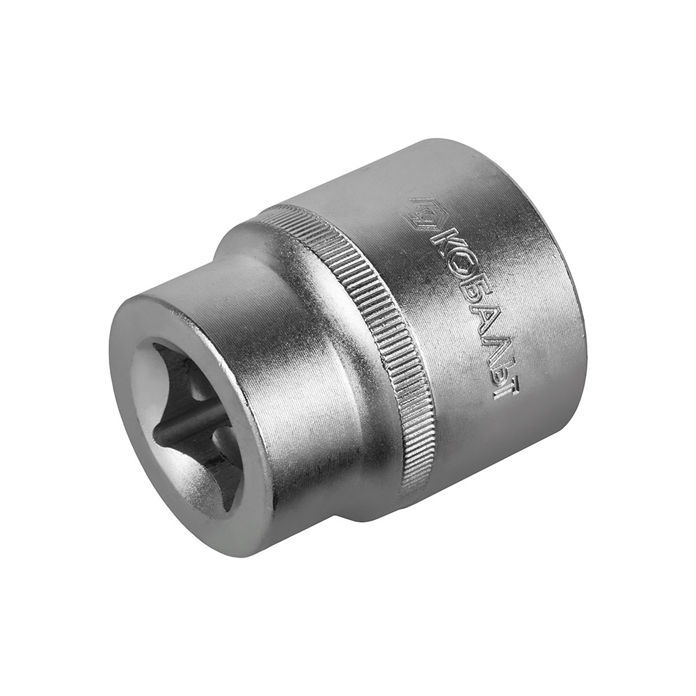 Головка торцевая КОБАЛЬТ 3/4", 35 мм, CR-V, подвес (923-224)