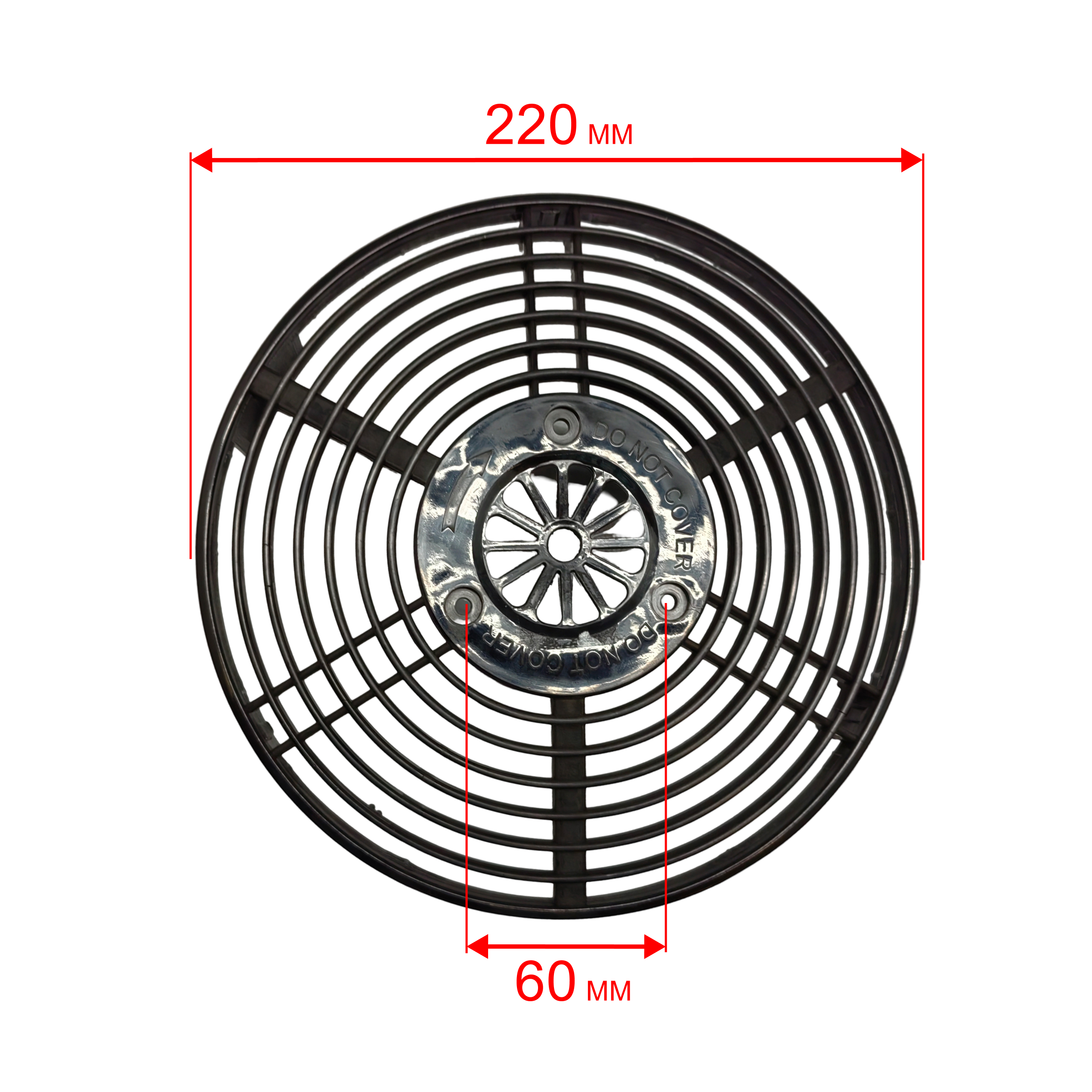 Решетка вентилятора QUATTRO ELEMENTI QE-30G, шт