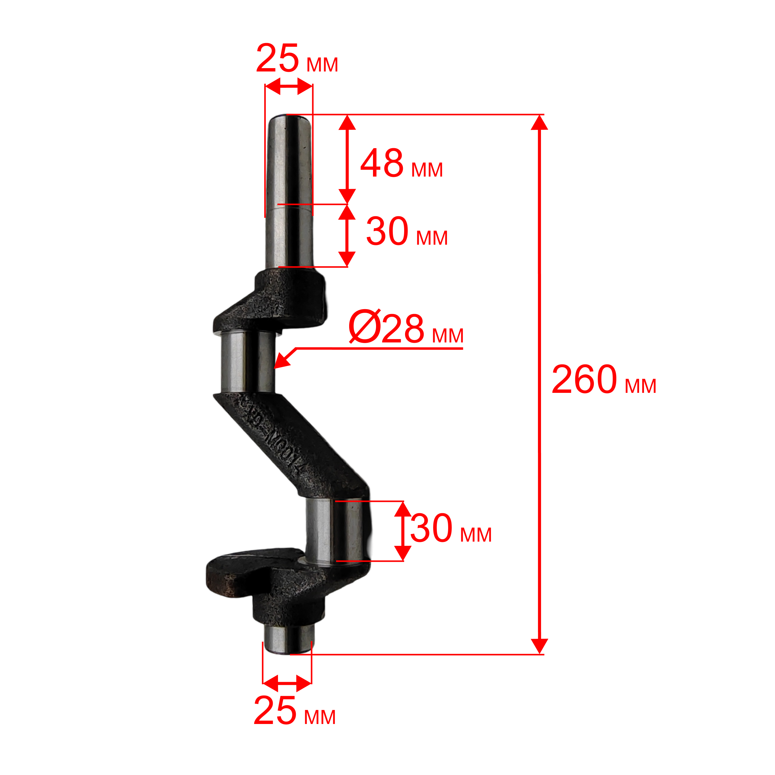 Коленвал QUATTRO ELEMENTI B 360-50 (770-285-038), шт