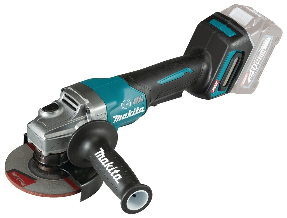 Шлифмашина аккумуляторная угловая MAKITA GA013GZ XGT BL 40В, 125 мм, 8500 об/мин, клавиша, шт