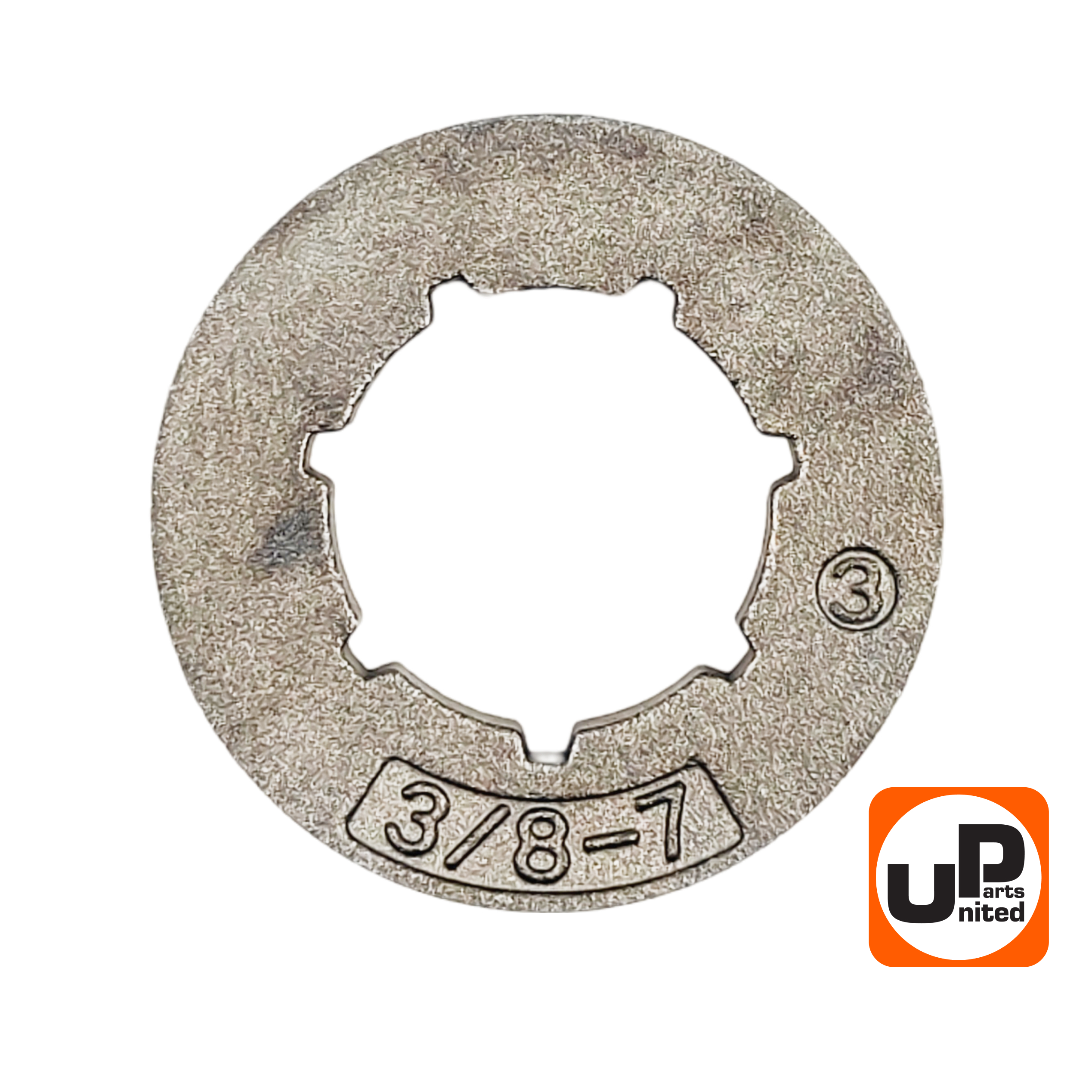 Звездочка ведущая (венец) UNITED PARTS 3/8"-7-7 small (аналог 18720), шт
