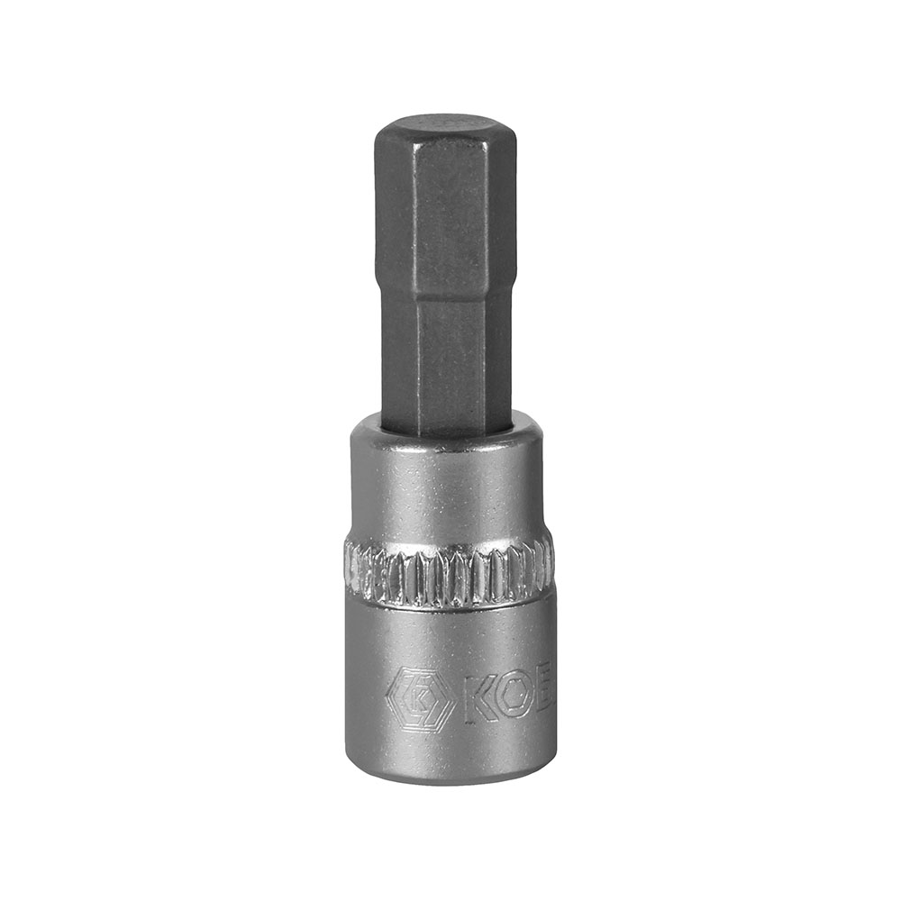 Головка торцевая со вставкой КОБАЛЬТ 1/4", HEX7, CR-V, подвес (923-507)
