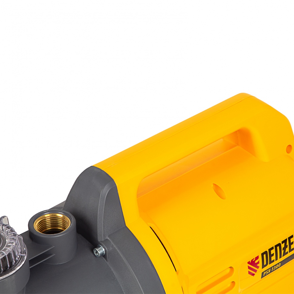Насосная станция PSХ-1300, Х-Pro, 1300 Вт, 4500 л/ч, ресивер 24 л, подъем 48 м Denzel