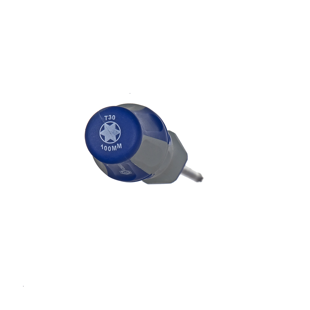 Отвертка с подвесом Torx Tamper-30х100 мм КОБАЛЬТ Ultra Grip CR-V 910-089