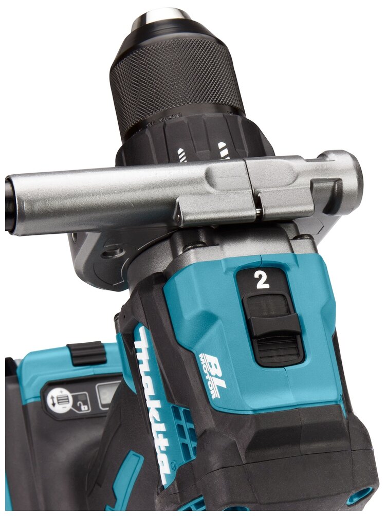 Дрель аккумуляторная безударная MAKITA DF001GZ (XGT BL 40В, 13мм, 140/68Нм, AFT, XPT, длина 182мм.), шт